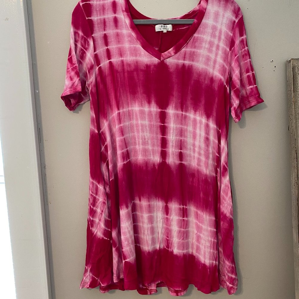 Pink Tie Dye PIKO Dress